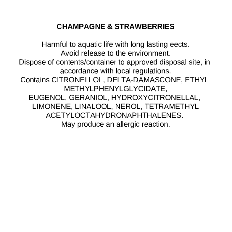 Champagne & Strawberries snap bar
