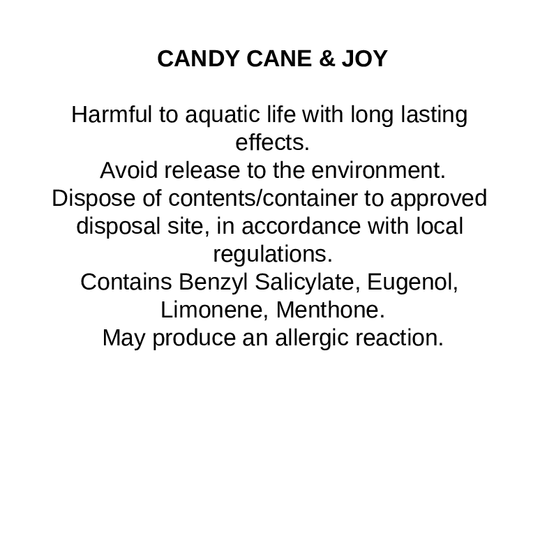 Candy Cane & Joy Candle