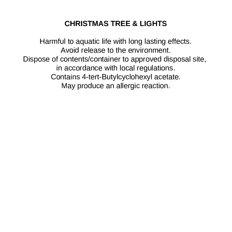 Christmas Tree & Lights Candle