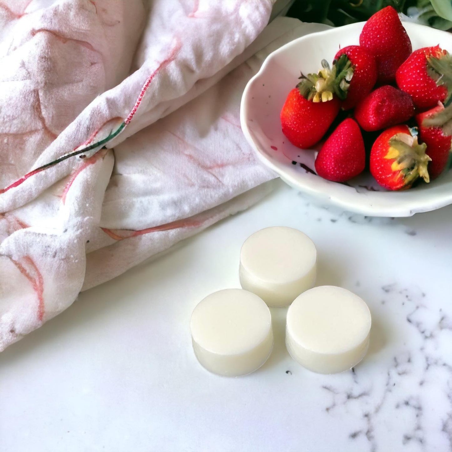 Strawberries & Cream Wax Melts Pack (9 rounds)
