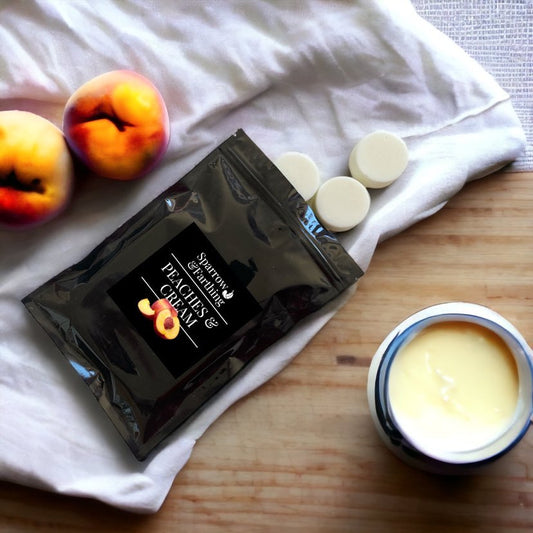 Peaches & Cream Wax Melts Pack (9 rounds)
