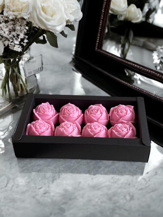 Pink Rose Buds Gift Box
