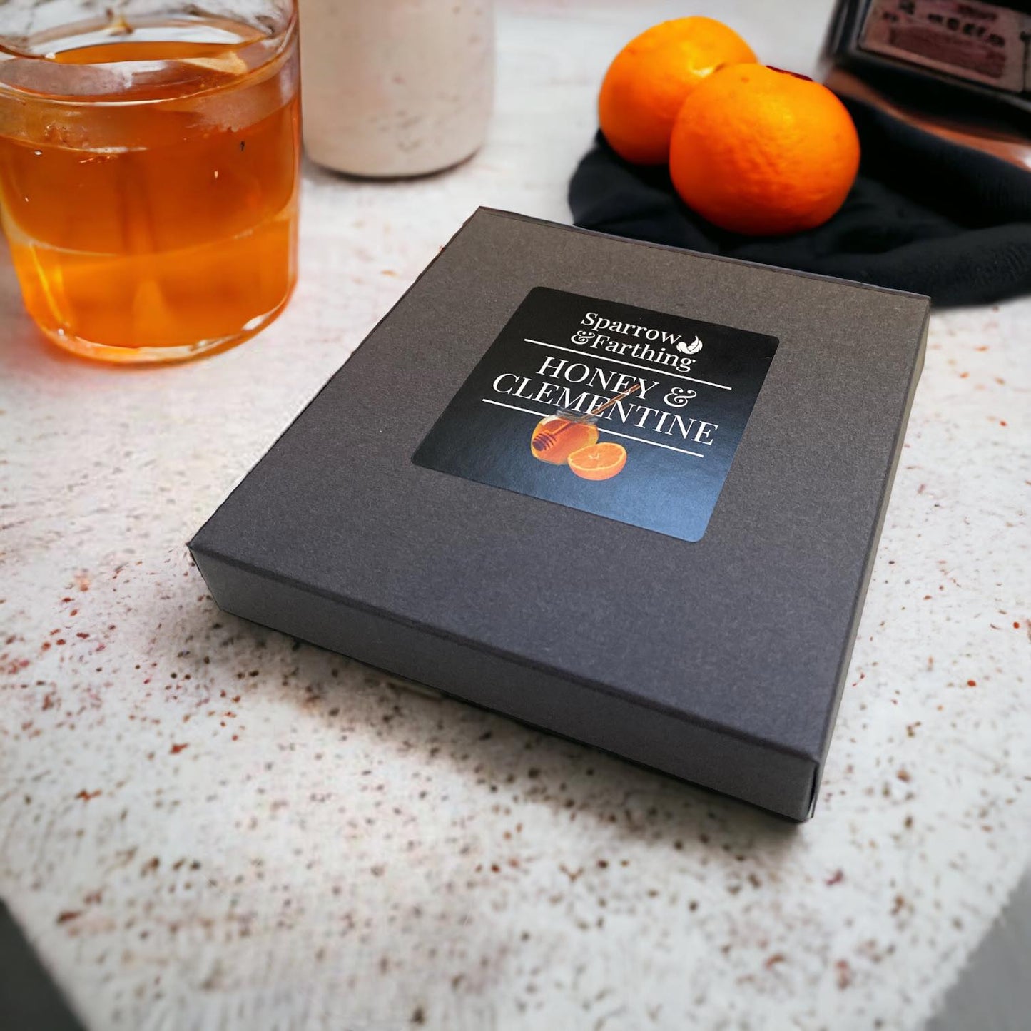 Honey & Clementine Tea Lights Gift Box
