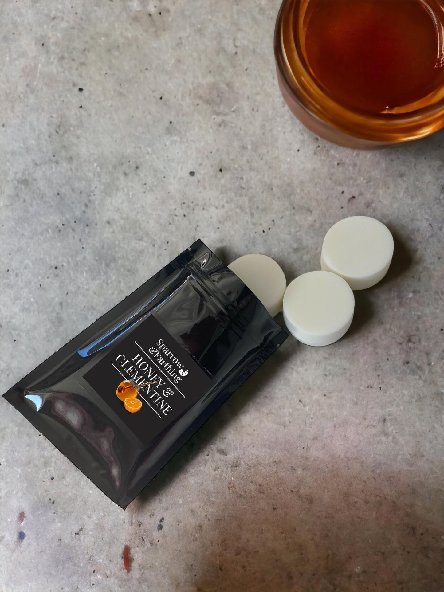 Honey & Clementine Wax Melts Pack (3 rounds)