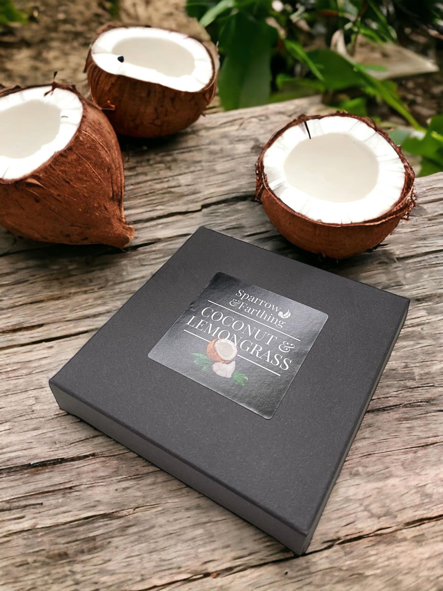 Coconut & Lemongrass Tea Lights Gift Box